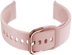 Pacific Pasek gumowy do smartwatch U01 - różowy/rosegold - 22mm NoSize. Czerwone zegarki smartwatch Pacific, bez wzorów, z gumy. Za 28.99 zł.