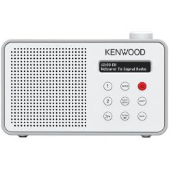 Radio JVC Kenwood CR-M25DAB Portable DAB Plus Radio – Automatic Safety Alert – White and Silver. Białe radia Jvc. Za 270.04 zł.