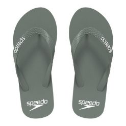 Klapki plażowe uniseks Speedo Flip Flop Am. Zielone klapki męskie Speedo, bez wzorów, bez zapięcia. Za 94.99 zł.