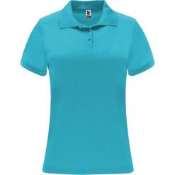Damska Sportowa Koszulka Polo Z Krótkim Rękawem Monzha. Szare koszulki sportowe damskie ROLY, xl, bez wzorów, bez ramiączek. Za 47.99 zł.