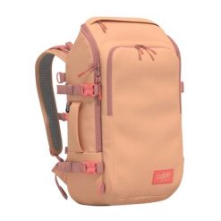 Plecak podróżny do samolotu CabinZero ADV Pro Backpack 32 L - sunny day. Czerwone plecaki męskie CABINZERO, bez wzorów, z materiału. Za 439.99 zł.