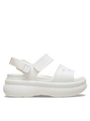 Crocs Sandały Soho Y Strap Sandal 211755 Beżowy. Brązowe sandały damskie Crocs, bez wzorów, z tworzywa sztucznego, bez obcasa, na płaskiej podeszwie, bez zapięcia. Za 249.99 zł.