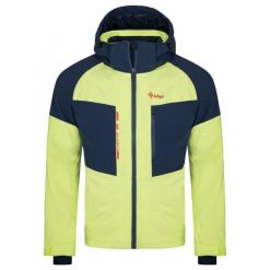 Kurtka narciarska Kilpi Taxido. Niebieskie kurtki sportowe męskie Kilpi, na zimę, m, bez wzorów, bez kaptura, narciarskie. Za 525.33 zł.