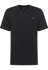 Męski T-Shirt Mustang Style Alex Black 1017989 4142. Czarne t-shirty męskie Mustang, l, bez wzorów, bez kołnierzyka, bez ramiączek. Za 79.99 zł.