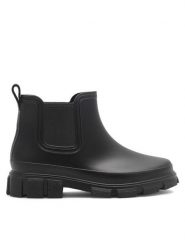 Jenny Fairy Botki AJ0427 Czarny. Czarne botki damskie Jenny Fairy, bez wzorów, z syntetyku, bez obcasa, na płaskiej podeszwie, bez zapięcia. Za 99.99 zł.