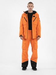 4F Kurtka snowboardowa membrana 15 000 męska L. Brązowe kurtki sportowe męskie 4F, na zimę, l, bez wzorów, bez kaptura, narciarskie. Za 799.99 zł.