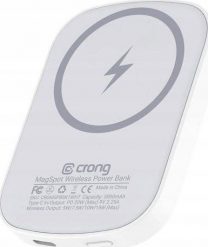 Powerbank Crong MagSafe 5000mAh Biały. Białe powerbanki Crong. Za 88.94 zł.
