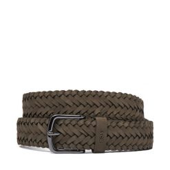 Pasek BOSS. Brązowe paski męskie Boss. Za 679.99 zł.