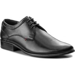 Półbuty VAPIANO - M1400016 Czarny. Buty wizytowe męskie marki Vapiano. Za 99.99 zł.