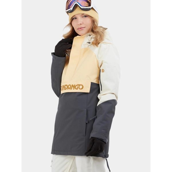 Kurtka Narciarska Damska Fundango Birch Eco Logo. Szare kurtki sportowe damskie FUNDANGO, na zimę, xs, bez wzorów, bez ramiączek, bez kaptura, narciarskie. W wyprzedaży za 499.00 zł.