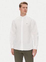 Tommy Hilfiger Koszula MW0MW40716 Biały Regular Fit. Białe koszule męskie Tommy Hilfiger, m, bez wzorów, z bawełny, bez kołnierzyka, bez ramiączek. Za 309.99 zł.