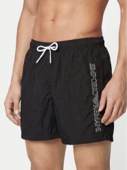 Emporio Armani Szorty kąpielowe EM000583 AF20425 UC001 Czarny. Czarne kąpielówki męskie Emporio Armani, bez wzorów, z syntetyku. Za 399.99 zł.
