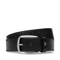 Pasek Emporio Armani. Czarne paski męskie Emporio Armani. Za 569.99 zł.