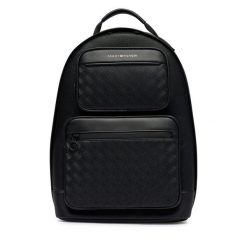 Plecak Tommy Hilfiger. Czarne plecaki męskie Tommy Hilfiger, bez wzorów. Za 749.99 zł.