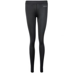 Długie legginsy damskie Endurance Zenta. Czarne legginsy damskie Endurance, bez wzorów, z elastanu. Za 178.50 zł.