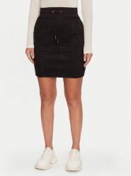 Guess Spódnica mini W2BD47 KAUJ2 Czarny Regular Fit. Czarne spódnice damskie Guess, xs, z aplikacjami, z syntetyku, mini. Za 149.99 zł.