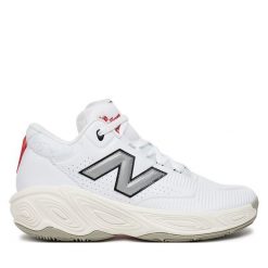 Buty do koszykówki New Balance. Białe buty sportowe męskie New Balance, bez wzorów, bez zapięcia, do koszykówki. Za 379.99 zł.