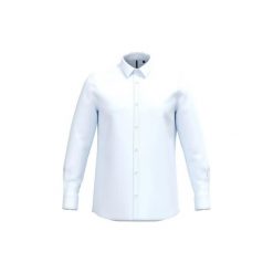 Koszula popelinowa z polcottonu bez kieszeni Kariban Collection Corporate. Białe koszule męskie KARIBAN, xl, bez wzorów, z bawełny, klasyczne, bez kołnierzyka, bez ramiączek. Za 141.50 zł.