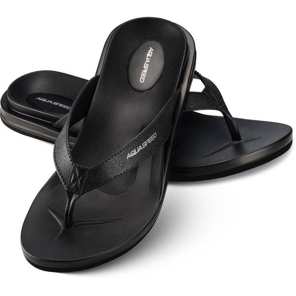 Klapki basenowe damskie Aqua Speed Solea. Czarne klapki damskie Aqua-Speed, bez wzorów, sportowe, bez obcasa, bez zapięcia. Za 49.99 zł.