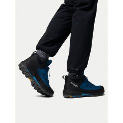 Trekkingi Columbia. Niebieskie botki męskie Columbia, bez zapięcia. Za 699.99 zł.