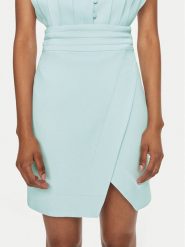 MVP Wardrobe Spódnica trapezowa MVPE4GO135.0CP0037 Błękitny Classic Fit. Niebieskie spódnice damskie MVP Wardrobe, bez wzorów, z wiskozy, trapezowe. Za 889.99 zł.