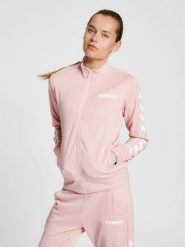 Damska bluza dresowa zapinana na zamek Hummel Legacy. Białe bluzy damskie Hummel, na wiosnę, xs, bez wzorów, z dresówki, klasyczne, bez ramiączek, bez kaptura. Za 194.80 zł.