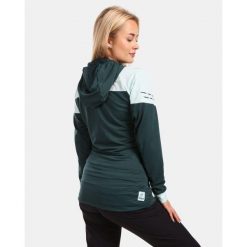 Bluza damska z kapturem Kilpi Memphis. Fioletowe bluzy damskie Kilpi, m, bez wzorów, z nylonu, sportowe, bez ramiączek, z kapturem. Za 267.13 zł.