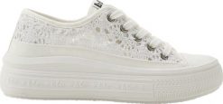 Lee Cooper Buty damskie Lee Cooper białe LCW-26-44-4485LA 38. Białe obuwie sportowe damskie Lee Cooper, bez wzorów, bez zapięcia. Za 140.38 zł.