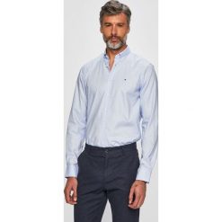 Tommy Hilfiger Tailored - Koszula. Niebieskie koszule męskie Tommy Hilfiger Tailored, bez wzorów, z bawełny, casualowe, bez kołnierzyka, bez ramiączek. Za 299.90 zł.