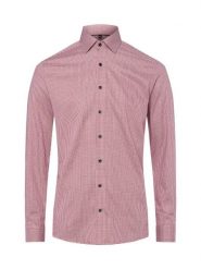 Finshley & Harding koszula biznesowa Mężczyźni Modern Fit Bawełna czerwony|biały, 42. Białe koszule męskie Finshley & Harding, m, bez wzorów, z bawełny, biznesowe, bez kołnierzyka, bez ramiączek. Za 119.95 zł.