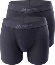 Beon Męskie bokserki Martes essentials RAVOR 2PACK black/black rozmiar xxl. Czarne bokserki męskie Beon, bez wzorów. Za 29.98 zł.