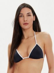 Tommy Hilfiger Góra od bikini UW0UW05239 Granatowy. Niebieskie bikini Tommy Hilfiger, bez wzorów, z syntetyku. Za 219.99 zł.