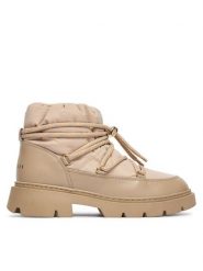 Inuikii Śniegowce Biker Puffer 1002.001.0021 Beżowy. Brązowe śniegowce damskie Inuikii, z materiału, bez zapięcia. Za 1,229.00 zł.