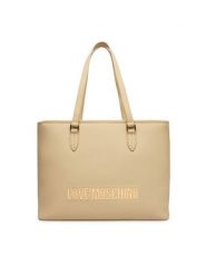 LOVE MOSCHINO Torebka JC4190PP1OKD0129 Beżowy. Brązowe shopperki damskie Love Moschino, bez wzorów, ze skóry, bez dodatków. Za 1,049.00 zł.