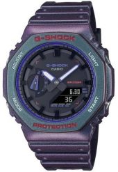 Zegarek Casio Casio G-Shock GA-2100AH-6A Zegarek męski 49 mm. Zegarki męskie Casio, bez wzorów. Za 504.99 zł.