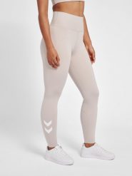 Damskie wysokie legginsy Hummel MT Grace. Szare legginsy damskie Hummel, bez wzorów, z elastanu. Za 229.85 zł.