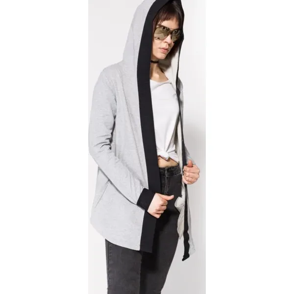 Confront Bluza Champion , szary, rozmiar M. Szare bluzy damskie Confront, m, bez wzorów, z bawełny, bez ramiączek, bez kaptura. W wyprzedaży za 59.99 zł.