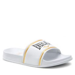 Klapki Everlast. Białe klapki damskie EVERLAST, bez wzorów, bez obcasa, bez zapięcia. Za 119.99 zł.
