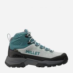 Buty trekkingowe damskie Millet Ubic Mid GTX. Zielone obuwie trekkingowe damskie Millet, z gore-texu, przed kolano, bez zapięcia. Za 847.80 zł.
