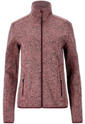 Bluza damska Whistler Samani Melange. Czerwone bluzy damskie Whistler, bez wzorów, z materiału, bez ramiączek, bez kaptura. Za 149.99 zł.