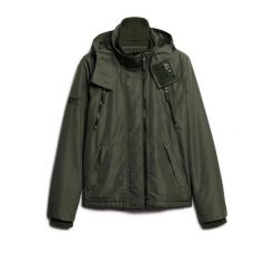 Kurtka wodoodporna Superdry Mountain. Zielone kurtki męskie Superdry, xl, bez wzorów, z bawełny, klasyczne, bez kaptura. Za 510.40 zł.
