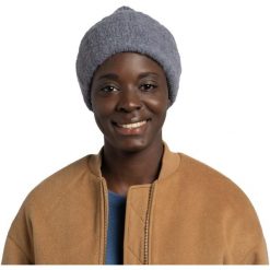 Czapka zimowa BUFF Knitted Beanie Kyre Lead we wzory. Niebieskie czapki damskie Buff, na zimę, bez wzorów. W wyprzedaży za 164.93 zł.