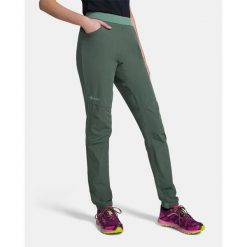 Damskie spodnie outdoorowe Kilpi MIMI-W. Zielone spodnie sportowe damskie Kilpi, na lato, bez wzorów, z nylonu, sportowe, trekkingowe. Za 215.49 zł.