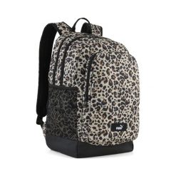 Plecak PUMA Academy z nadrukiem na całej powierzchni 29 l PUMA Black Leopard Aop. Czarne plecaki męskie Puma, bez wzorów, sportowe. Za 123.99 zł.
