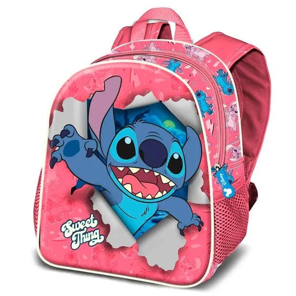Plecak Karactermania Stitch Thing 3D. Czerwone plecaki męskie Karactermania, bez wzorów, z materiału. Za 134.00 zł.