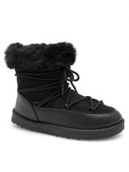 Jenny Fairy Śniegowce WSL19150-20 Czarny. Czarne śniegowce damskie Jenny Fairy, z materiału, bez zapięcia. Za 119.99 zł.