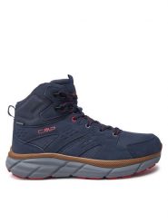 CMP Trekkingi Kamsel 3Q25977EO Granatowy. Niebieskie botki męskie CMP, bez wzorów, ze skóry, bez obcasa, bez zapięcia. Za 339.99 zł.