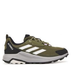 Trekkingi adidas. Brązowe obuwie trekkingowe damskie Adidas, bez zapięcia. Za 279.99 zł.