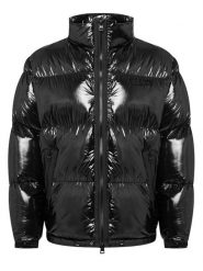 HUGO Kurtka zimowa Biron2541 50549251 Czarny Regular Fit. Czarne kurtki męskie Hugo, na zimę, m, bez wzorów, z syntetyku, bez kaptura. Za 1,539.00 zł.