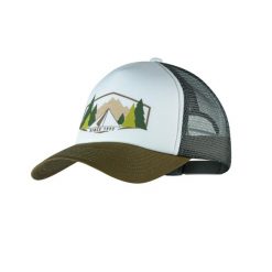 Czapka z daszkiem Buff Trucker Cap. Żółte czapki damskie Buff, bez wzorów, sportowe. W wyprzedaży za 104.93 zł.